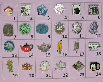 DISNEY PIN LOT 50 Pins Bonus Haunted Mansion Pin, No Duplicates