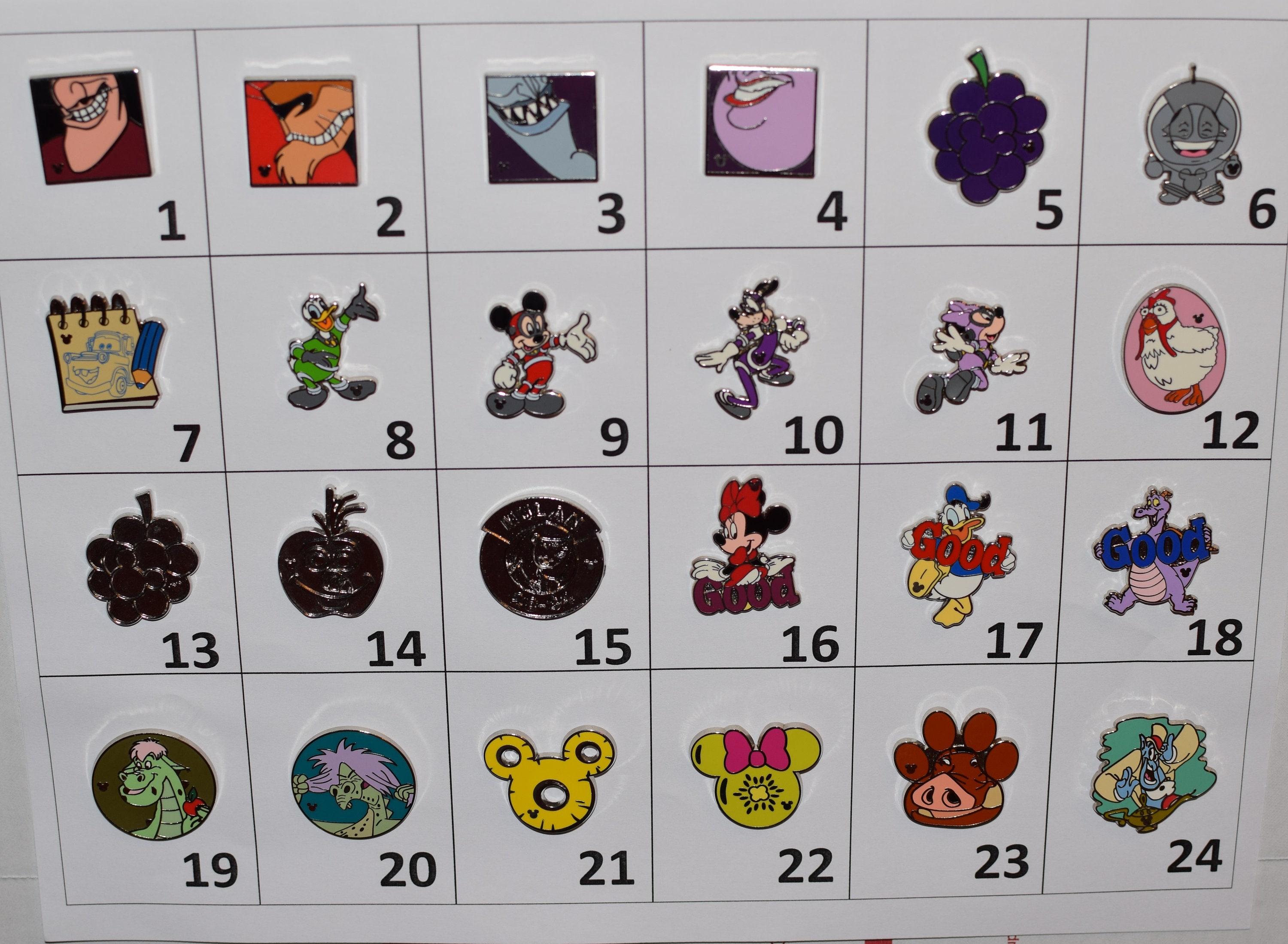 Disney Pins Create a Lot Pins Hidden Mickey Chins Good Space 