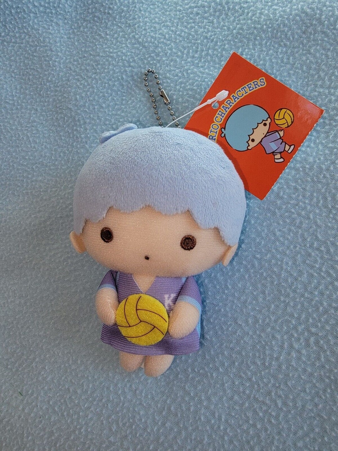 Twin Stars Kiki Plush Keychain Volleyball Player Sanrio Japan Etsy