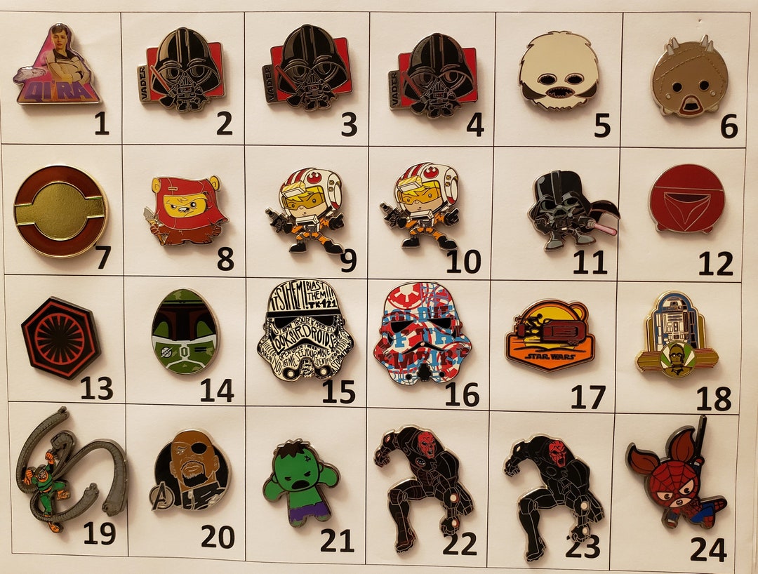 Salesone Llc Star Wars Movie Title Pin Collection