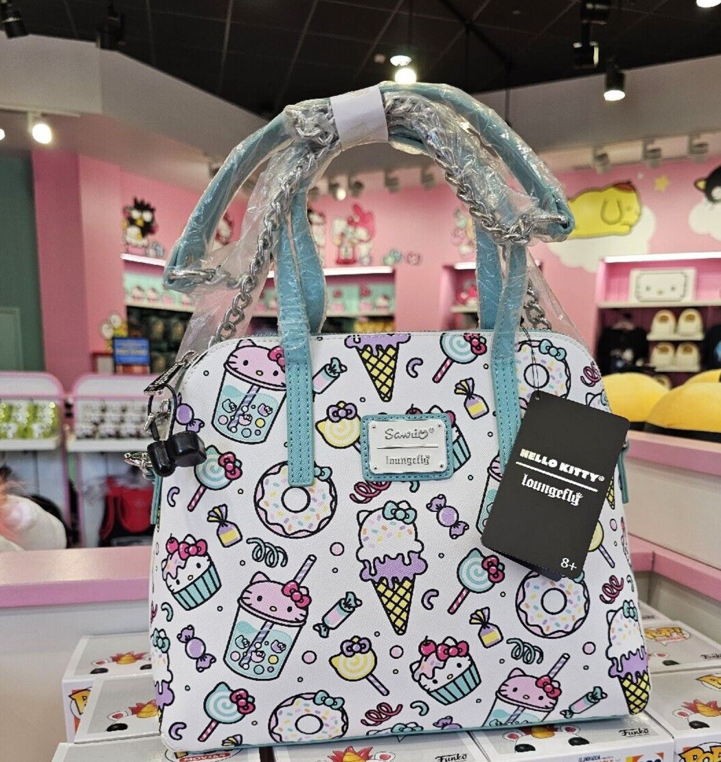Hello Kitty Loungefly Handbag Purse Sanrio Universal Studios Ice Cream Sweets Etsy Norway