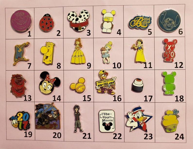 Disney pins Create a lot pins Booster Mystery Starter Princess Minnie Cheshire Pirates Vinylmation Stitch Tinker Bell Donald
