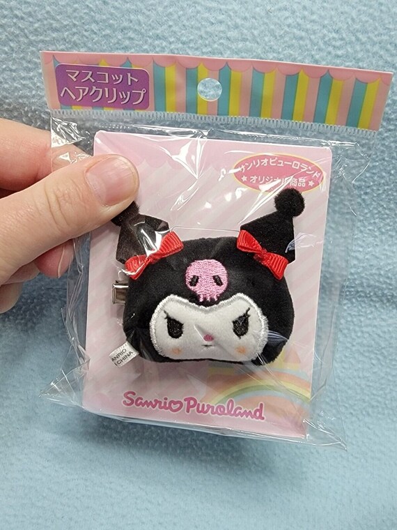 Kuromi Plush Hair Clip