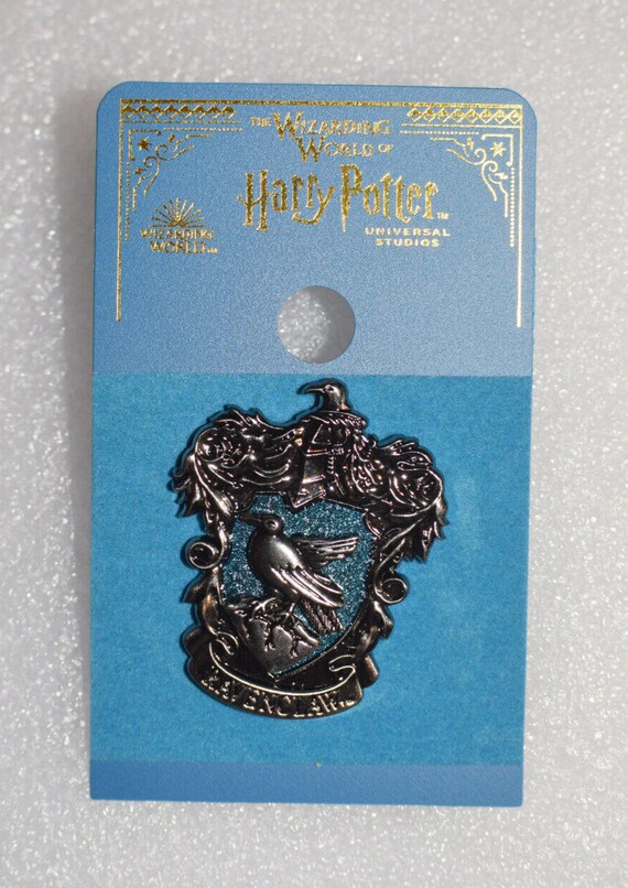 Ravenclaw Crest Glitter Pin