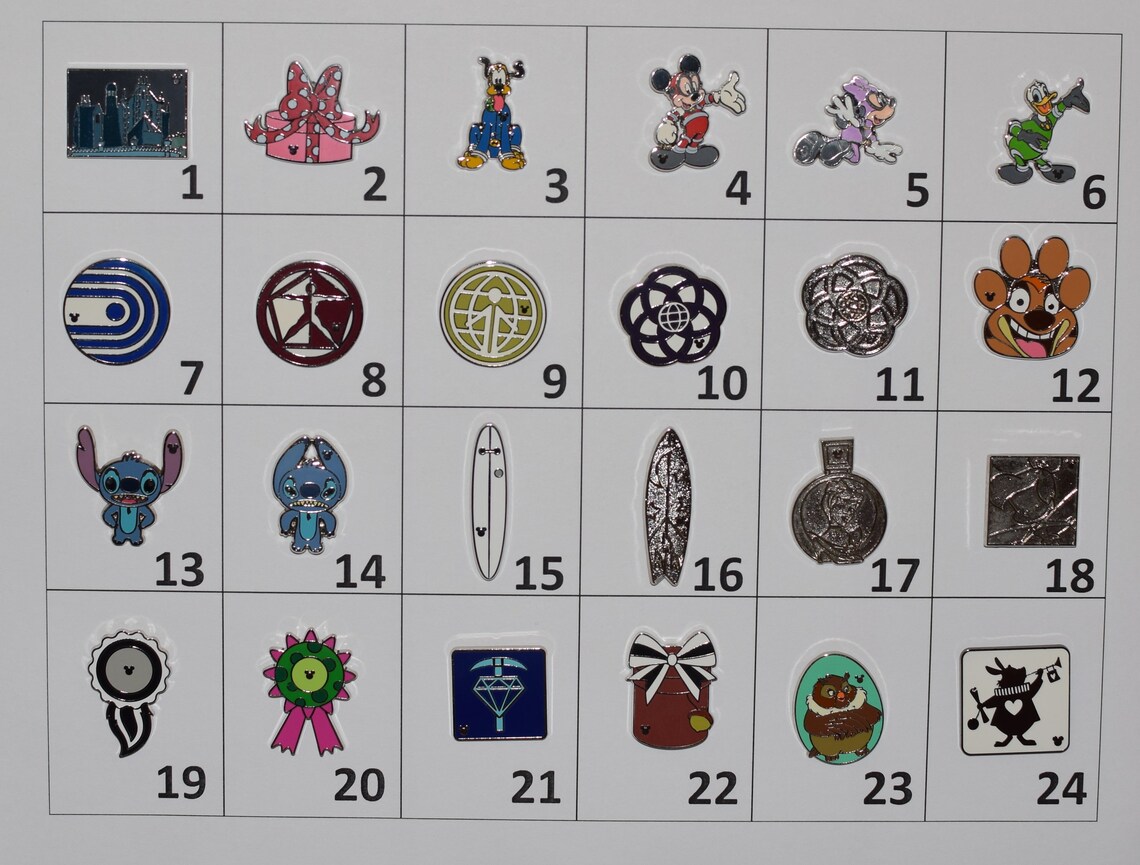 Disney Pins Create a Lot Pins Hidden Mickey Minnie Pluto Etsy