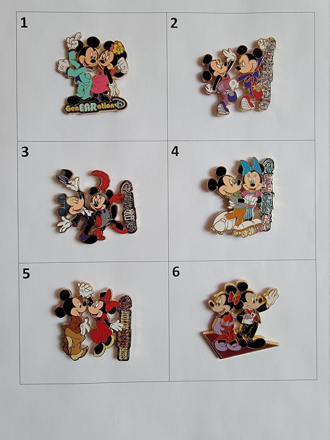 Disney Pins Create a Lot Pins Genearation D is You and Me Mickey ...
