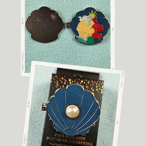 Loungefly Disney Pin Little Mermaid Hinged Shell - Triton & Ariel - Blind Box