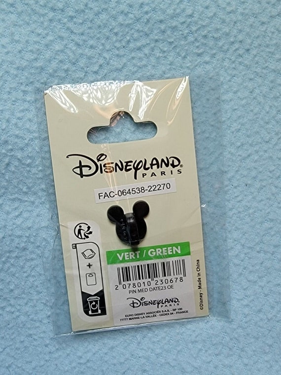 Disney Pin DLP Paris Medallion Dated Mickey Mouse - image 2