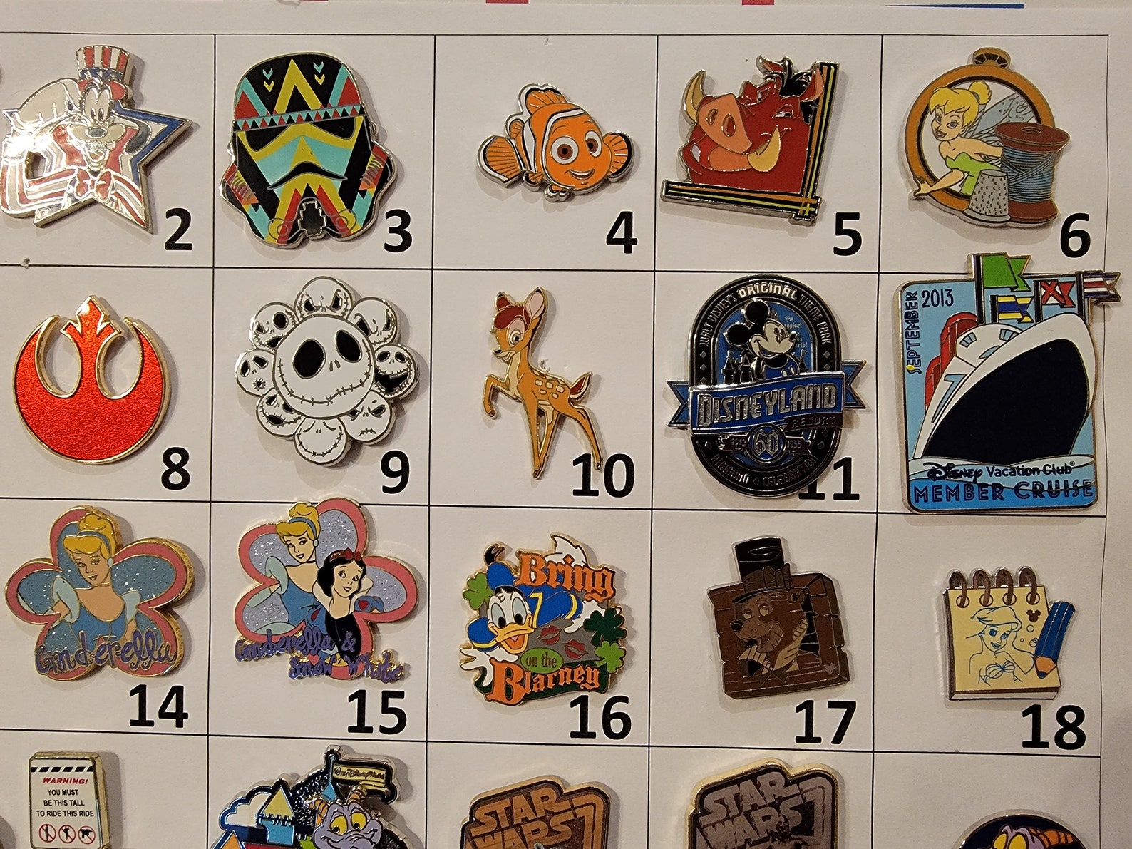 Disney Pins Create a Lot Pins Star Wars Hidden Mickey Tinker Etsy
