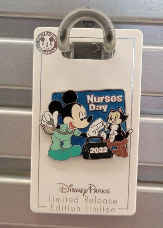 Disney Nurses Day Scrubs Nurse Mickey Mouse and Figaro Limited Etsy