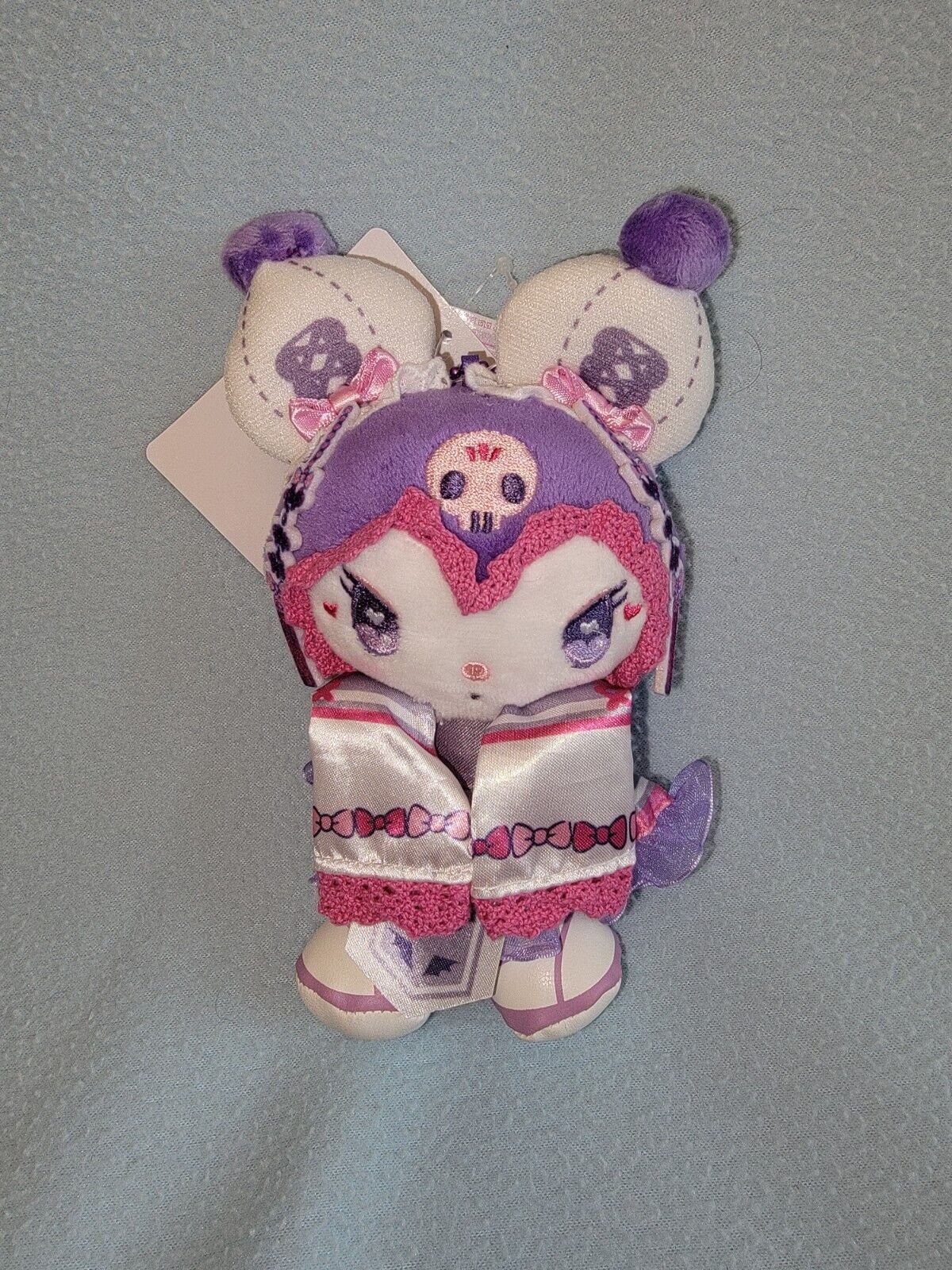 Sanrio KUROMI Dolly Mix Collab Mascot Keychain Plush Doll Purple