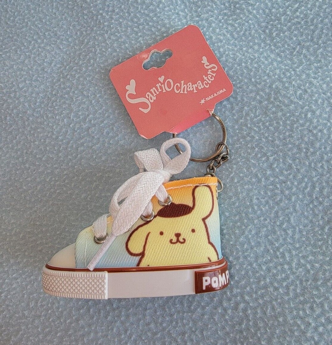 Pompompurin Mini Sneaker Tennis Shoe Keychain Sanrio Japan Etsy