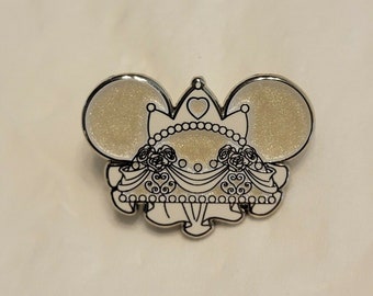 Character Earhat Ear Hat Mystery Bride Disney Pin 98967 