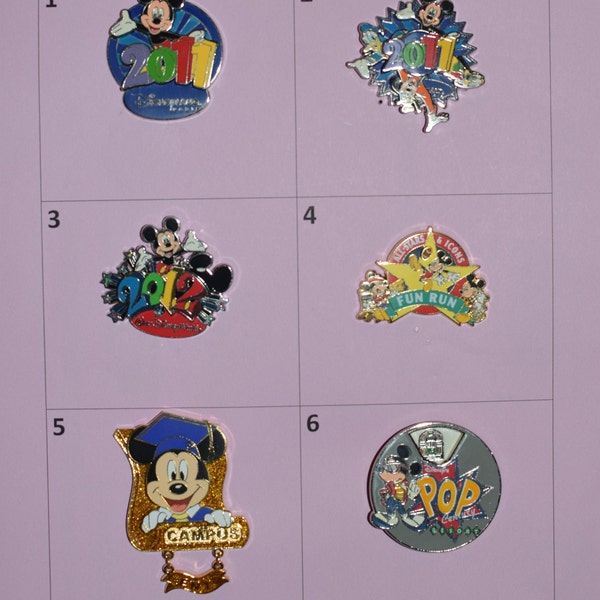 Disney pins Create a lot pins MICKEY MOUSE Paris All Star dated Pop Century