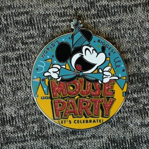 Create a pin lot Disney Pin 135037 World&#39;s Biggest Mouse Party - Let&#39;s Celebrate
