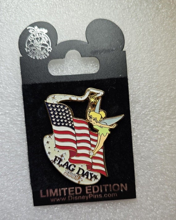 Disney Pin 61556 Flag Day - Tinker Bell - image 1