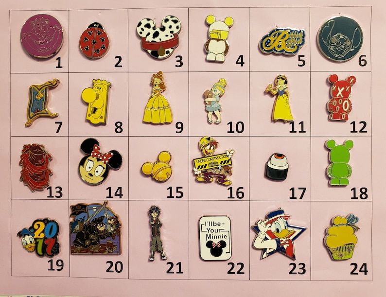 Disney pins Create a lot pins Booster Mystery Starter Princess Minnie Cheshire Pirates Vinylmation Stitch Tinker Bell Donald