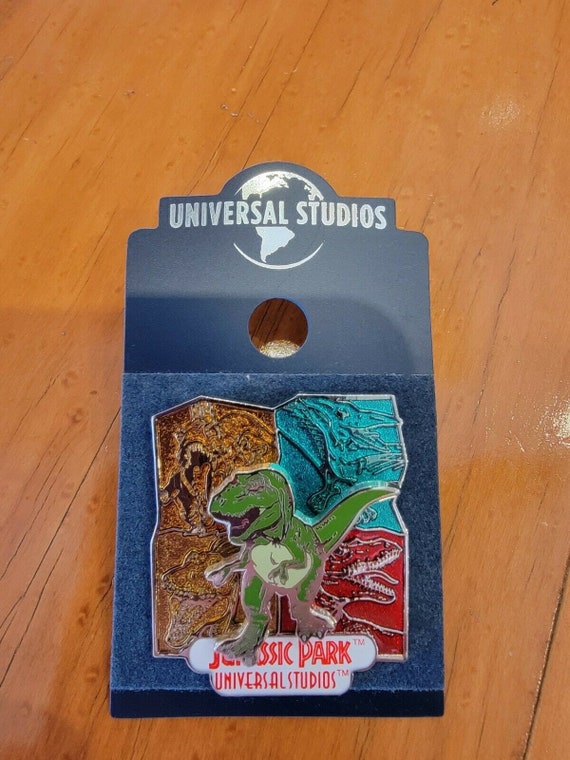 Universal Studios Pin T Rex 3D Jurassic Park | Etsy