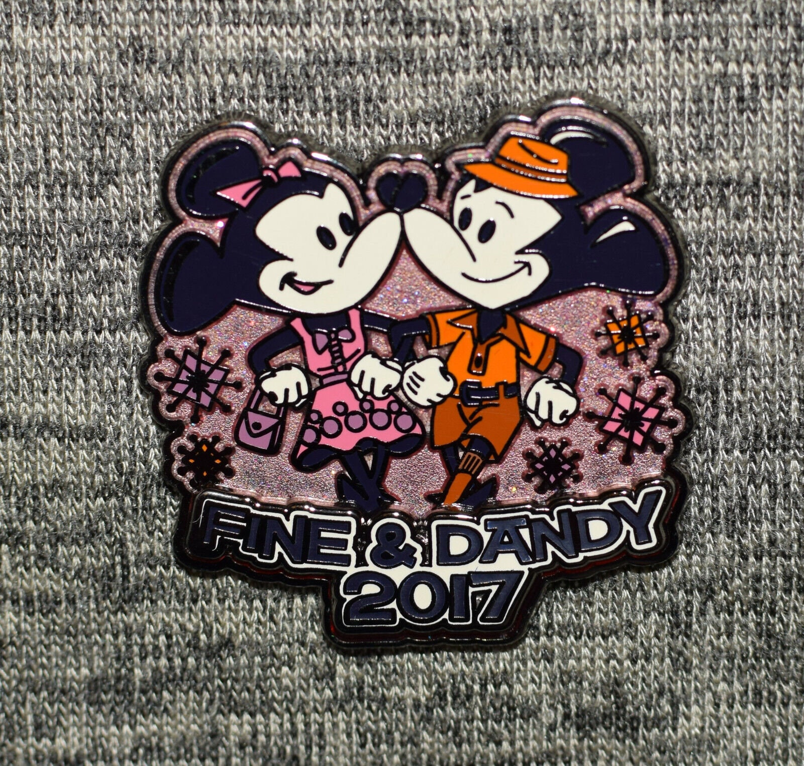 Create a Pin Lot Disney Pin 120775 Fine and Dandy 2017 Mickey and