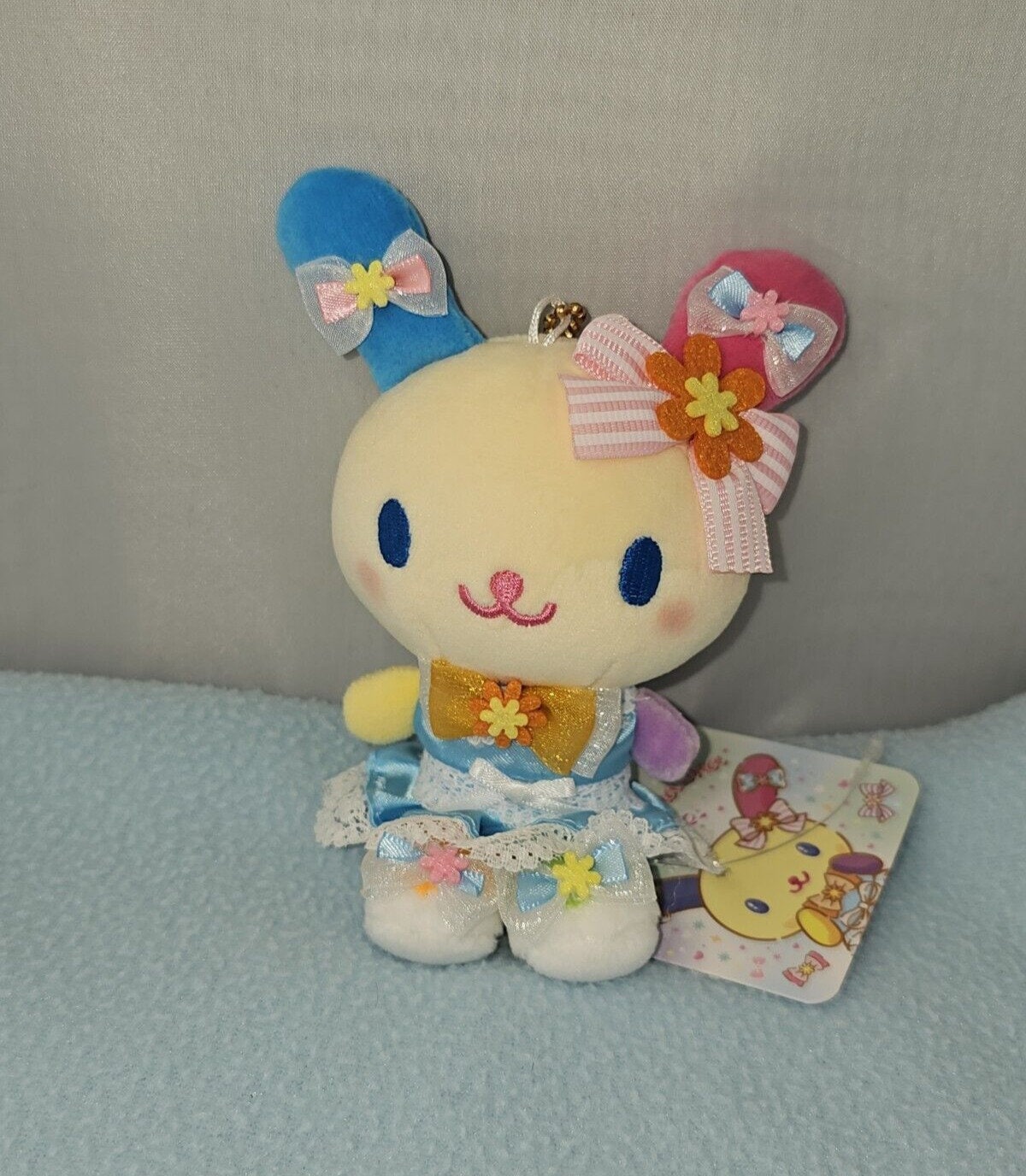 Keychain bunny plush toy rabbit doll - Shop NataliaDollsandToys Keychains -  Pinkoi
