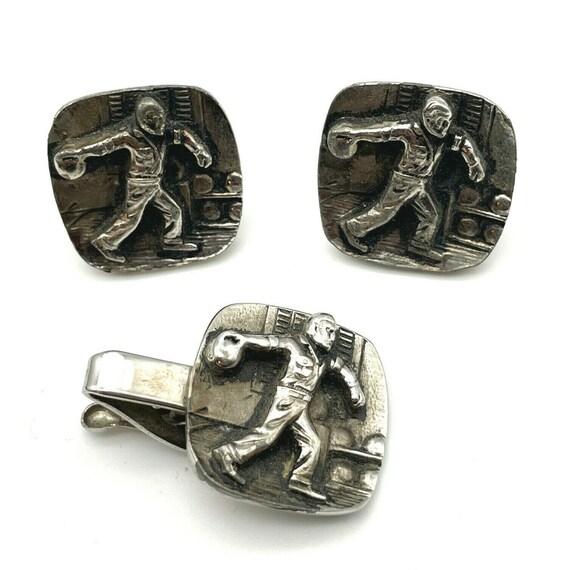 South Royal 3D Bowling Cufflinks Sports Cuff Links Games 088001-1 Gemelos South Royal 3D Bowling Cufflinks Sports Cuff Links Games 088001-1 Gemelos