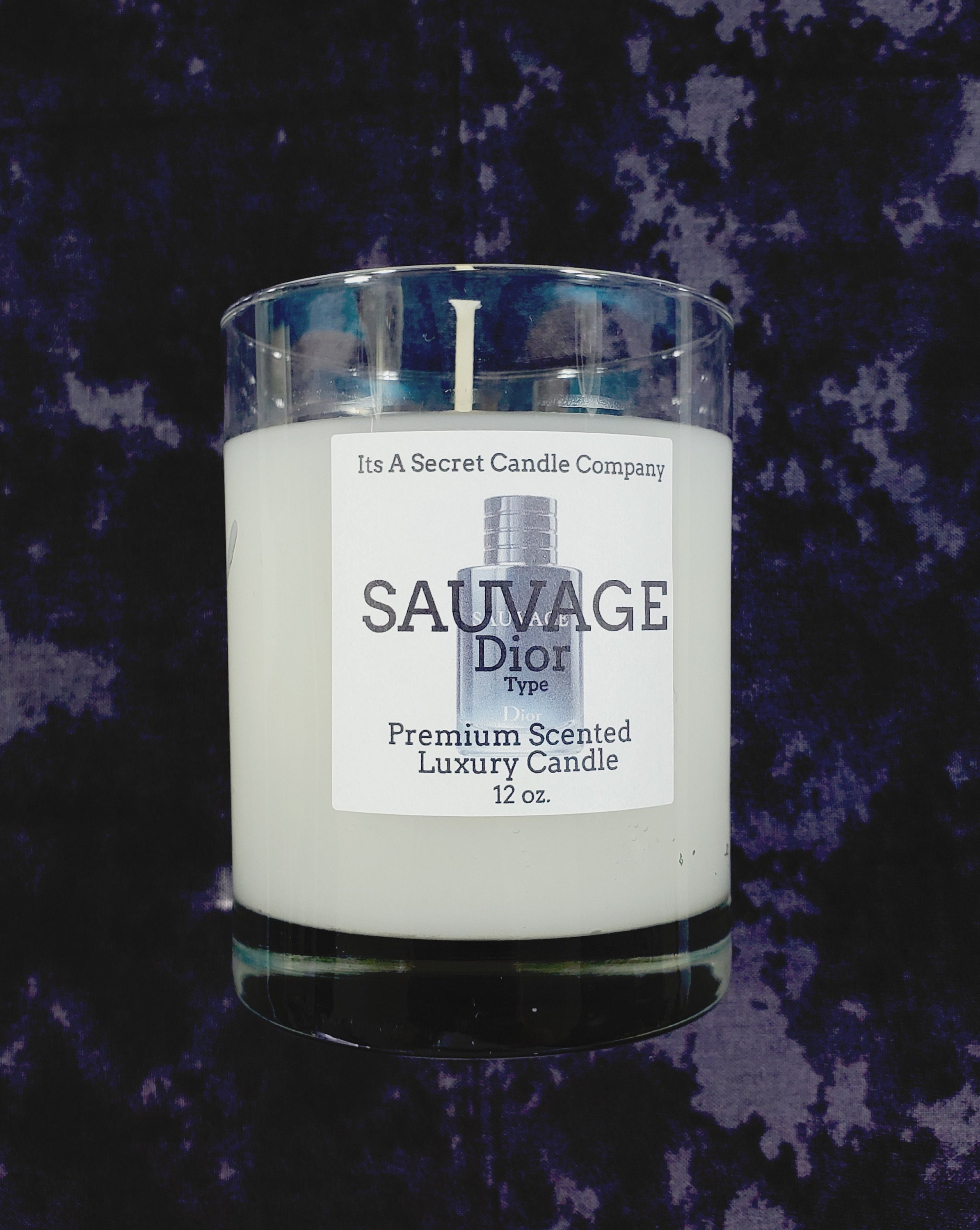 Sauvage Scented Candles Luxury Candle Dior Men Cologne Etsy