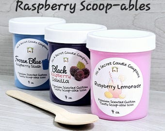 Raspberry, Scoopable Wax, Strong Wax Melts, Wax Melts For Warmer, Blue Raspberry, Blackberry, Cotton Candy, Mango, Lemonade, Friend Gift