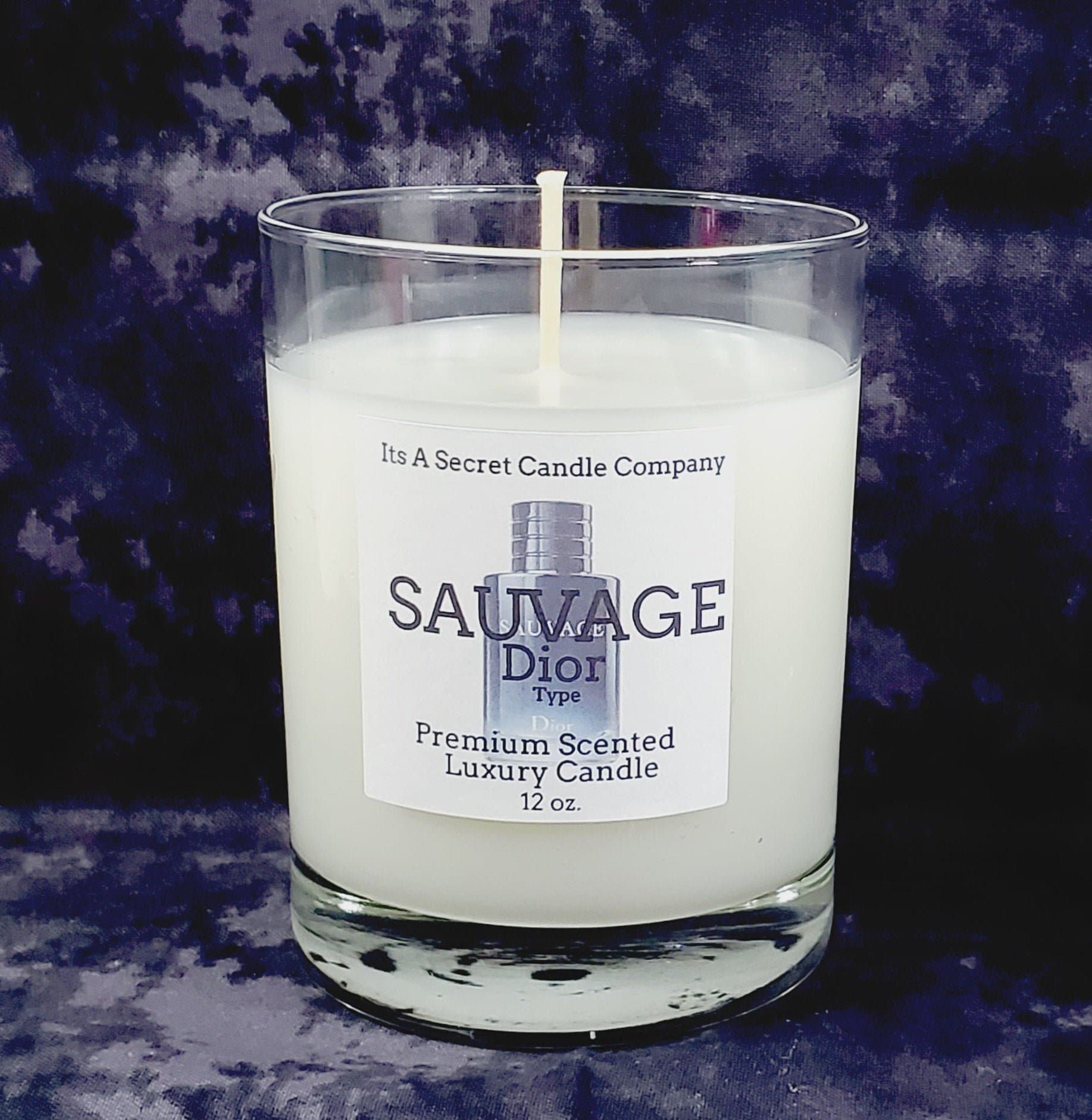 Sauvage Scented Candles Luxury Candle Dior Men Cologne Etsy