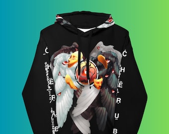 Cherubim angel Unisex Hoodie - angelcore - weirdcore - gothic