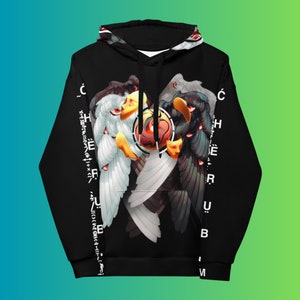 Cherubim angel Unisex Hoodie - angelcore - weirdcore - gothic