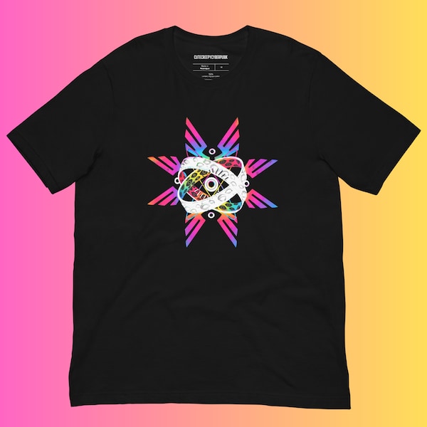 Neon biblically accurate angel - weirdcore - dreamcore - angelcore - Unisex t-shirt