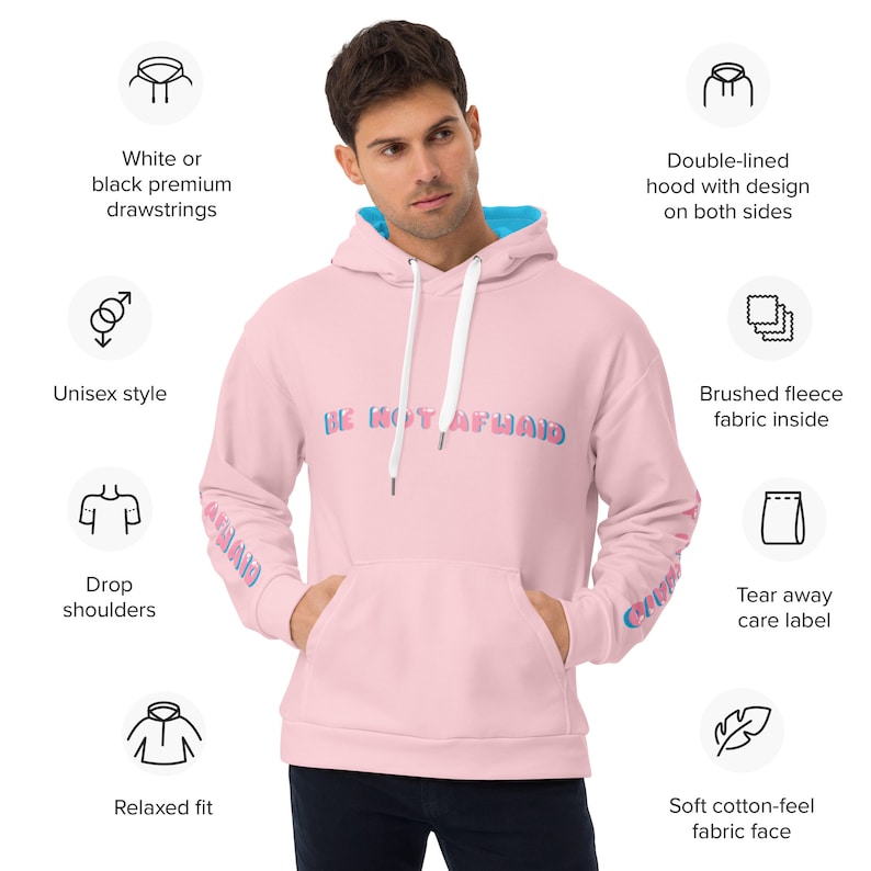 Be afwaid Unisex Hoodie