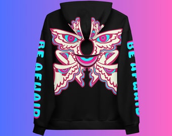 Be afwaid Unisex Hoodie - accurate angel - weirdcore - dreamcore - unique hoodies