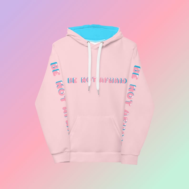 Be not afwaid Unisex Hoodie - Biblically accurate angel - weirdcore - dreamcore image 2