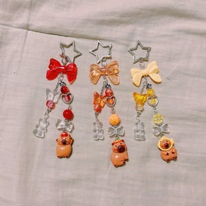 Capybara Keychain - Capybara Keyrings - Kawaii Keychains