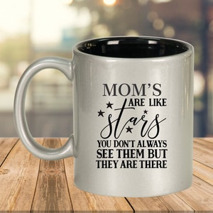 Moms are Like Stars Coffee Mug Ceramic Gift for Mom, Mother&#39;s Day Coffee Mug Gift, Mom Coffee Mug Birthday gift, Gift from Daughter