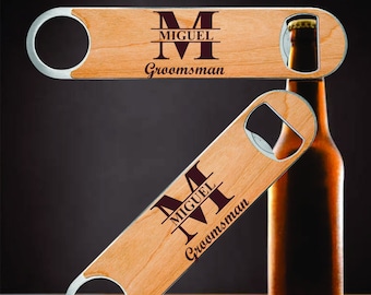 Groomsmen Bachelor Party Gift, Beer Bottle opener, Groomsmen Proposal, Custom Groomsman Gift, Best Man Personalized bottle opener, Wedding