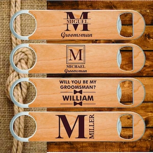 Groomsmen Gift, Beer Bottle opener, Groomsmen Proposal, Custom Groomsman Gift, Best Man Personalized bottle opener, Bachelor party gift
