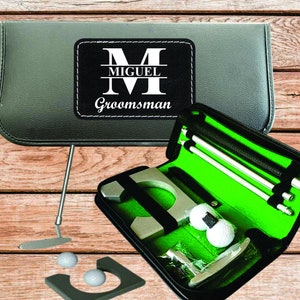Golf Birthday Gift for Men, Dad Birthday Golf Putting Gift Set, Husband Golf Gift, Boyfriend Golf Ball and Putter set, Golf Lover Birthday