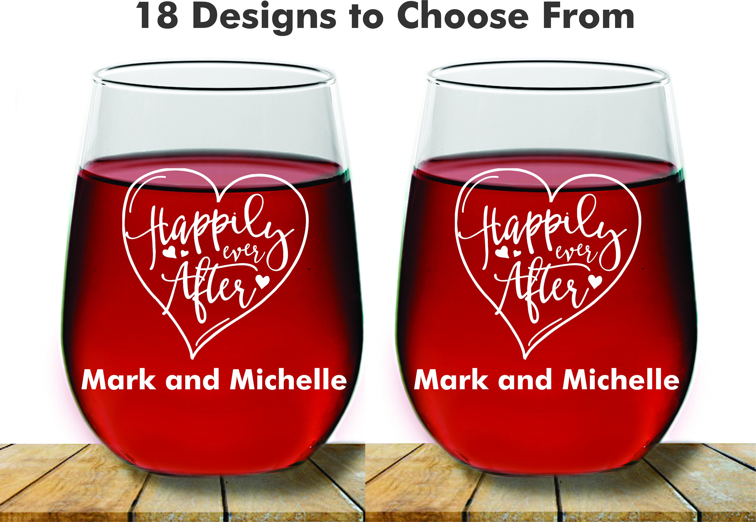 Custom Engraved Tulip Amber Champagne Glasses, Set of 2 – Happily Ever  Etched