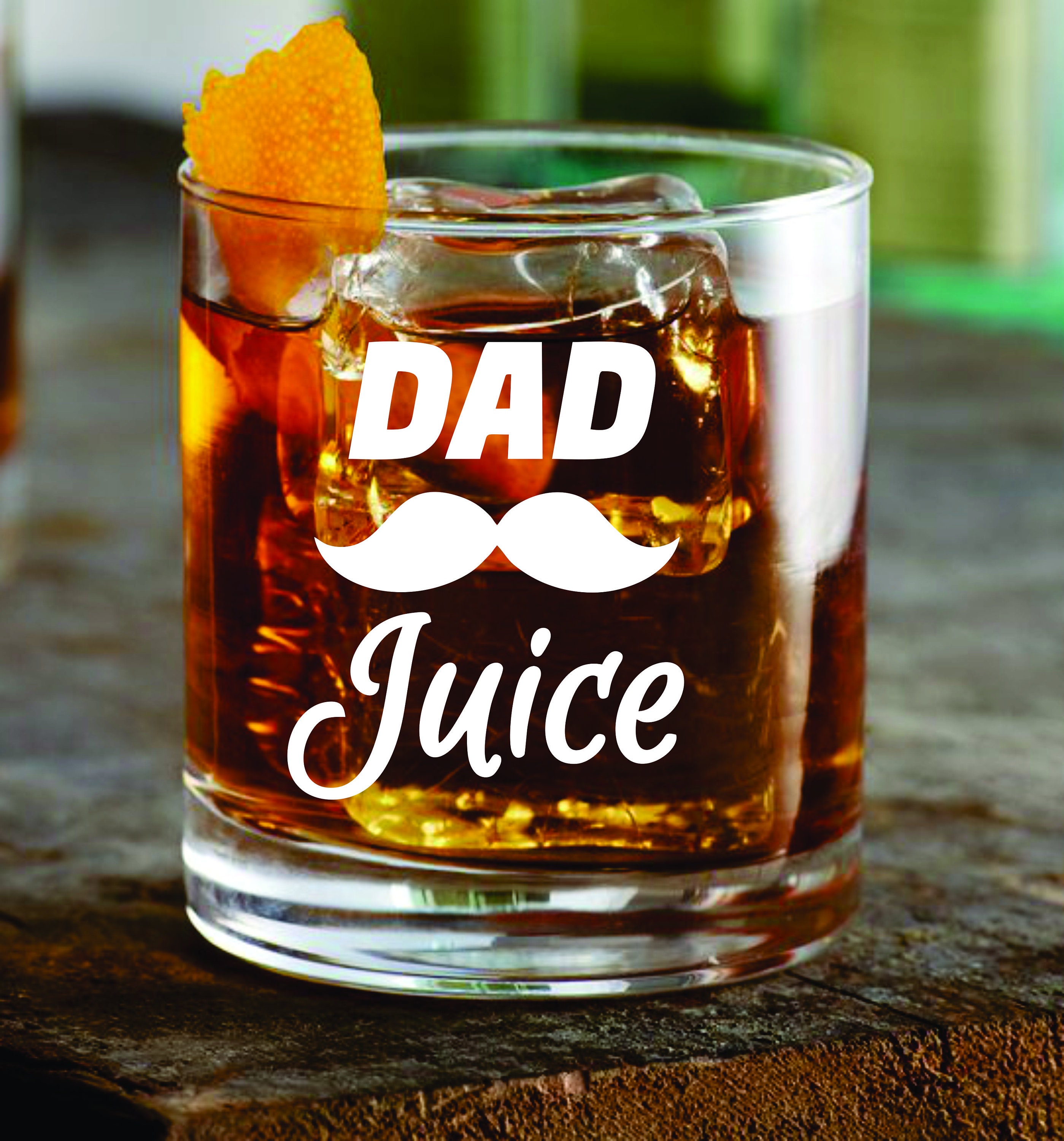 Best Dad Ever Whiskey Glass - Dad Golf Gift