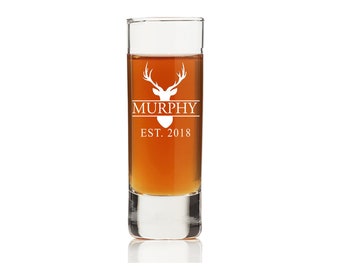 Personalized Deer Hunter Monogram Beer Glass, Split Monogram Beer glass,Custom Beer Glass ,Engraved Pint Beer ,Groomsman Gifts,Beer Gift