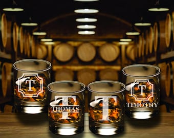 Custom Engraved Whiskey Glasses, Gift for Men, Bourbon Lover Gift, Personalized Whiskey Glass, Birthday Gift, Gift for Dad, Fathers Day, Man