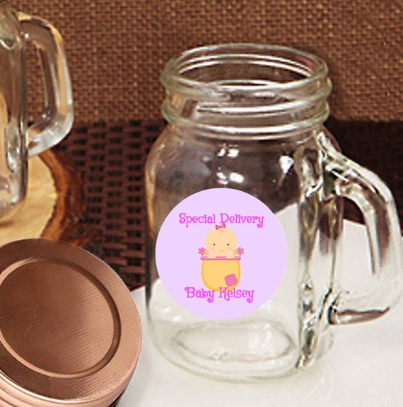 mason jar baby bottle favors