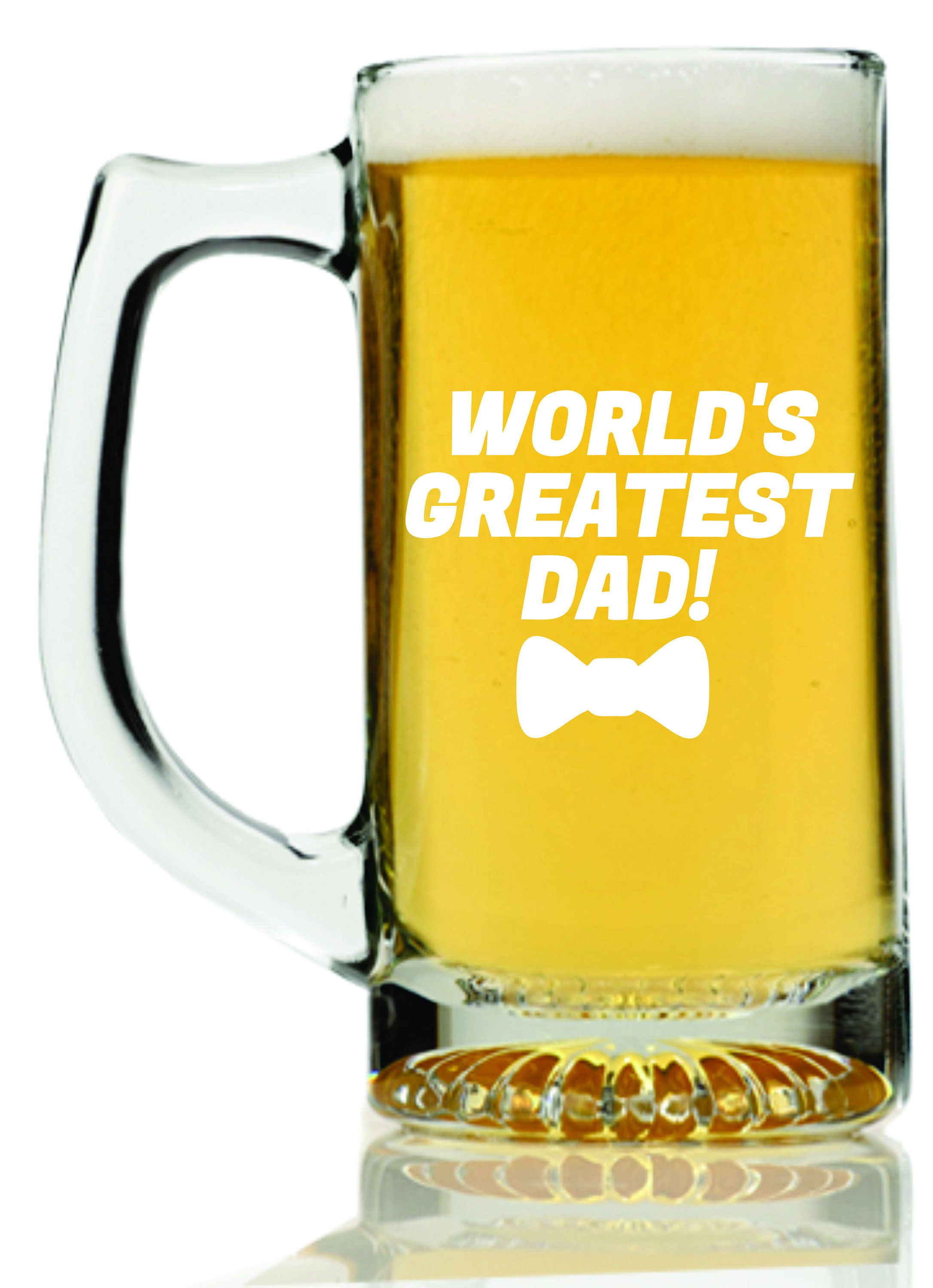 Dad Juice Father's Day Beer Mug Glass Daddy Juice Custom Etsy