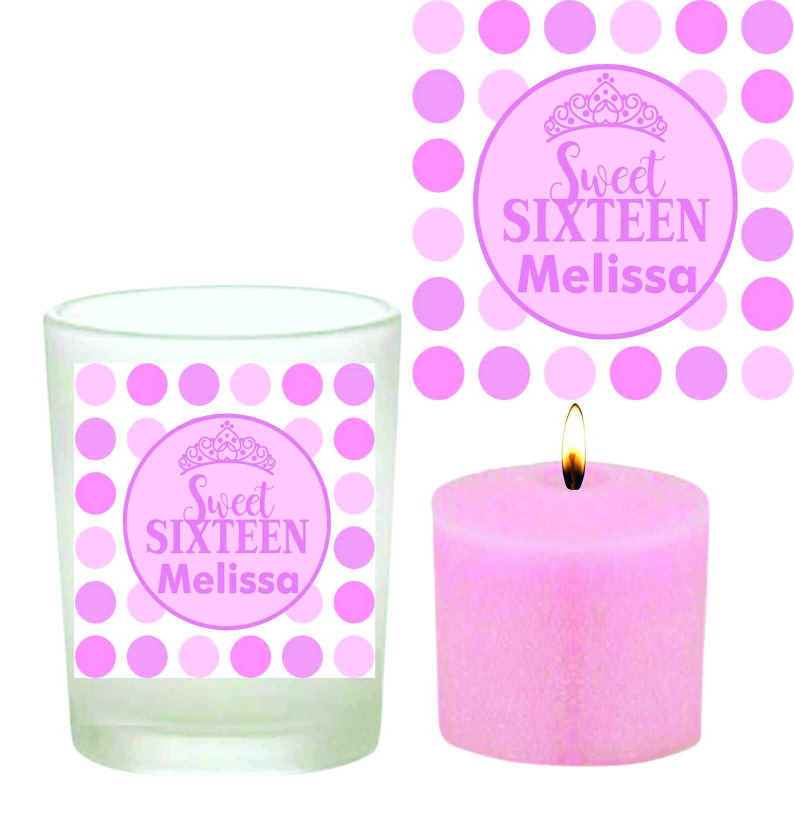 Sweet 16 Favors Candle Favors Sweet Sixteen Party Sweet 16 Etsy