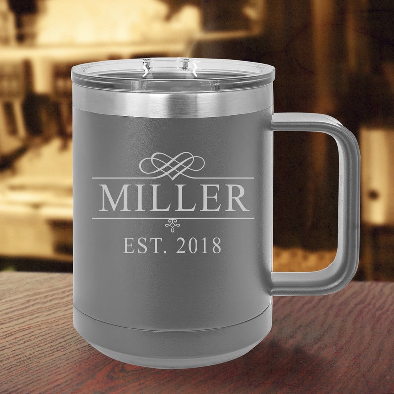 Custom Personalized Insulated Coffee Mug Gift Personalized Etsy
