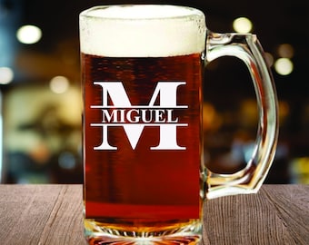 Groomsmen Proposal Beer Mug Gift, Groomsman Bridal Party Gift, l Beer gift, Custom Personalized Beer Glasses, Engraved Mugs, Bachelor Party