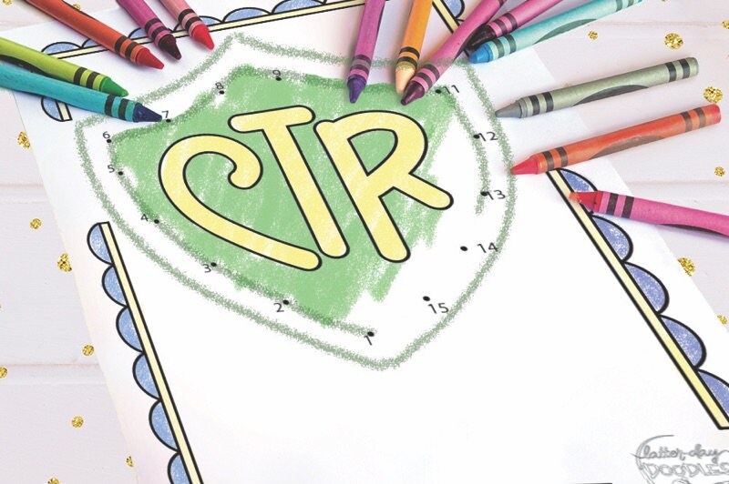 LDS Dot to Dot Printables Digital File - Etsy