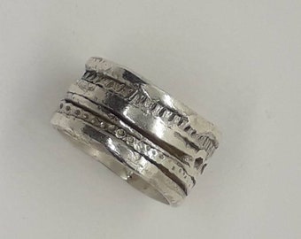 Sterling silver ring for men